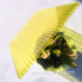 8mm Yellow Double sided UV polycarbonate PC Sunboard